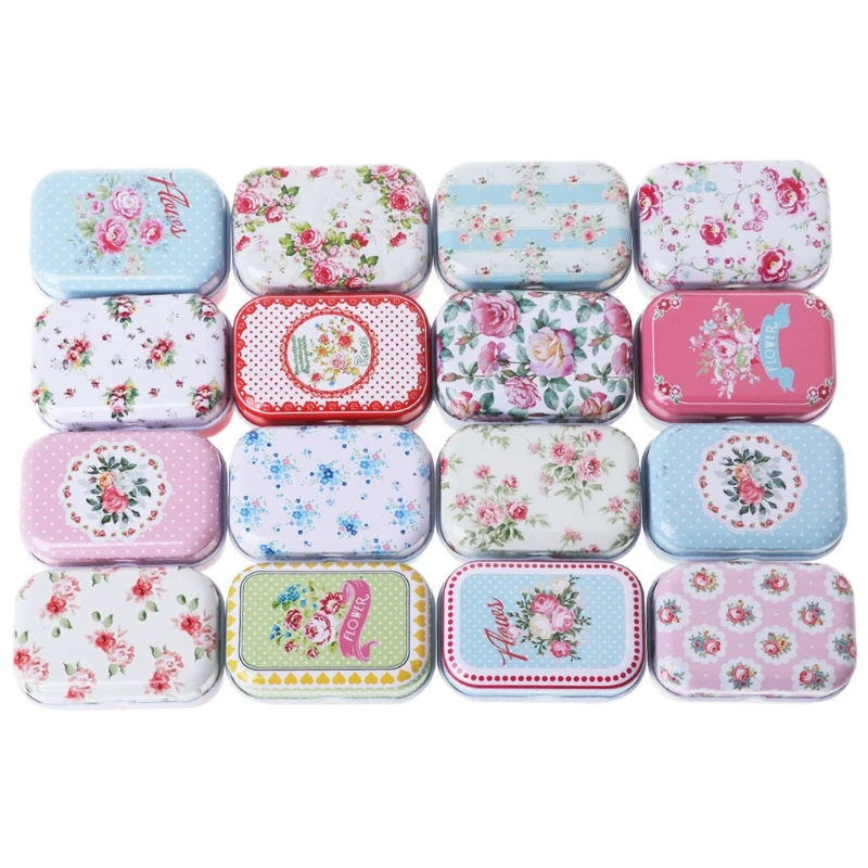 Elegant Flower Tin Trinket Jewelry Coin Box Tinplate Storage Case Small Rectangular Storage Boxes & Bins
Elegant Flower Tin Trinket Jewelry Coin Box Tinplate Storage Case Small Rectangular Storage Boxes & Bins