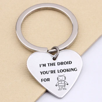 Key Tag Pendant Cute Gift I`m The Droid You`re Looking For Heart Shaped Keychain Lovers Funny Gift Husband Key Rings Key Chain
Key Tag Pendant Cute Gift I`m The Droid You`re Looking For Heart Shaped Keychain Lovers Funny Gift Husband Key Rings Key Chain