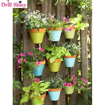 NEW DIY diamond embroidery Flower pot sticker 5D Diamond painting Cross Stitch full Rhinestone mosaic home decoration gift R292
NEW DIY diamond embroidery Flower pot sticker 5D Diamond painting Cross Stitch full Rhinestone mosaic home decoration gift R292