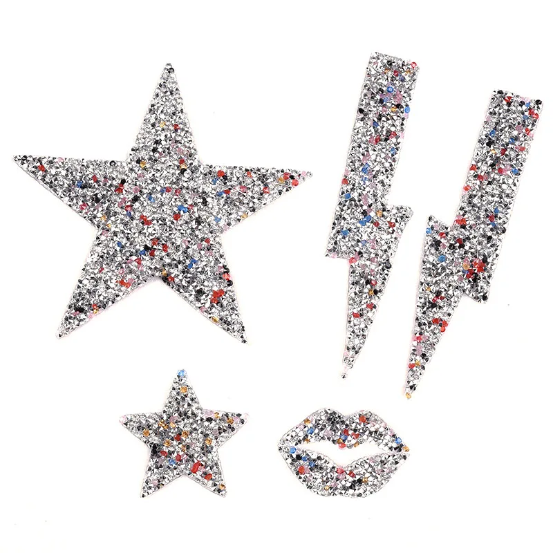 Rhinestone Lip Lightning Star Sequin Bead Patch Accessory Iron on Clothing Applications for Clothes Jeans Jacket Appliques Badge
Rhinestone Lip Lightning Star Sequin Bead Patch Accessory Iron on Clothing Applications for Clothes Jeans Jacket Appliques Badge