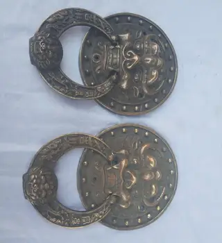 Home door decoration accessories,Collection 1 Pair Chinese Old Bronze faucet Door bell,Antique style Metal Knocker
Home door decoration accessories,Collection 1 Pair Chinese Old Bronze faucet Door bell,Antique style Metal Knocker