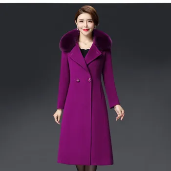 Middle Aged Women Winter Long Wool Coats And Jackets For Female 2018 Elegant Overcoats Wool Outwear Jacket Button Pocket AS071
Middle Aged Women Winter Long Wool Coats And Jackets For Female 2018 Elegant Overcoats Wool Outwear Jacket Button Pocket AS071