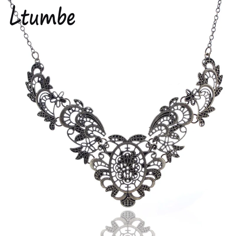 Ltumbe New Vintage Bohemian Turkish Jewelry Bronze Hollow Paper Cutting Maxi Necklaces Tatoo Flowers Bib Choker Necklaces Women
Ltumbe New Vintage Bohemian Turkish Jewelry Bronze Hollow Paper Cutting Maxi Necklaces Tatoo Flowers Bib Choker Necklaces Women