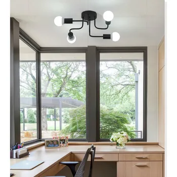 Creative personality ceiling lamp Nordic simple modern hall bedroom lamp living room lamp wrought iron lamp study LM6051628py
Creative personality ceiling lamp Nordic simple modern hall bedroom lamp living room lamp wrought iron lamp study LM6051628py