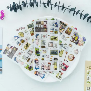 6 Pieces/bag Retro Coffee Time Student Notebook Decoration Scrapbooking Stickers Transparent Pvc Stationery Diy Outdoor Stickers
6 Pieces/bag Retro Coffee Time Student Notebook Decoration Scrapbooking Stickers Transparent Pvc Stationery Diy Outdoor Stickers