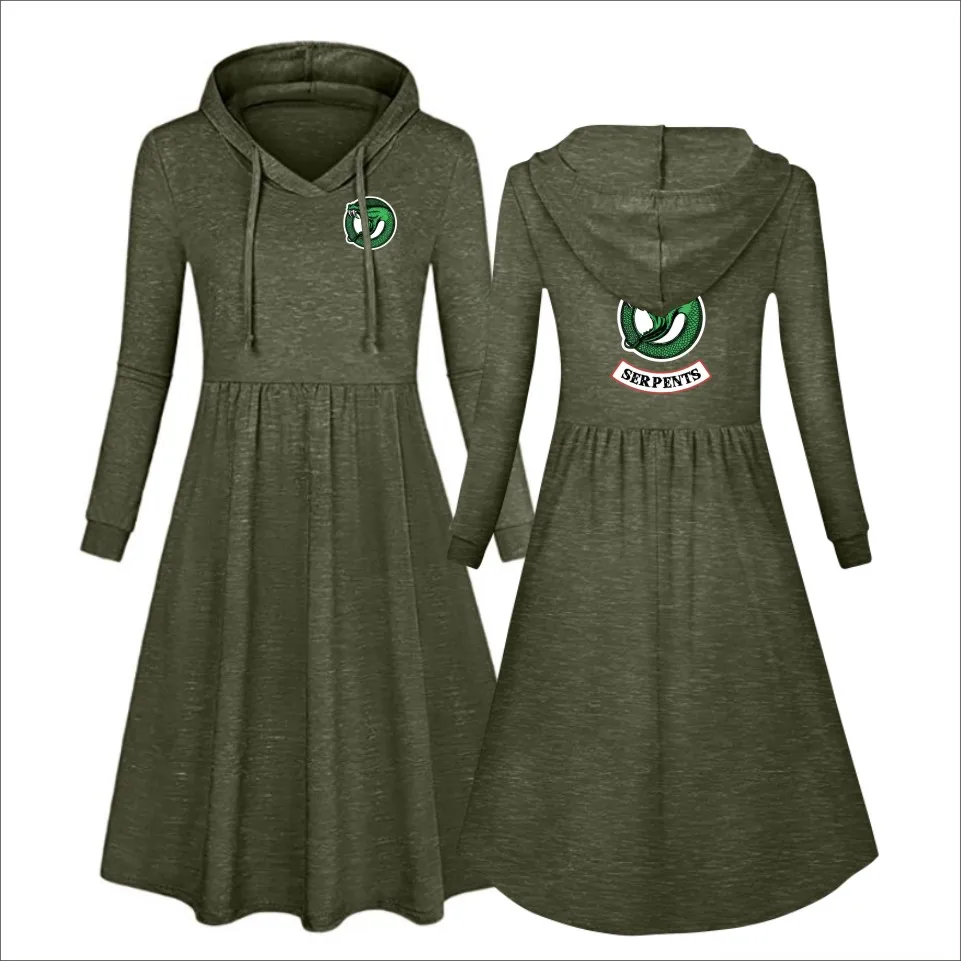 2019 New Style of Riverdale Print Summer Casual Harajuku Women Sexy Dresses 2019 hot sale Fashion Hooded Long sleeves Dresses
2019 New Style of Riverdale Print Summer Casual Harajuku Women Sexy Dresses 2019 hot sale Fashion Hooded Long sleeves Dresses