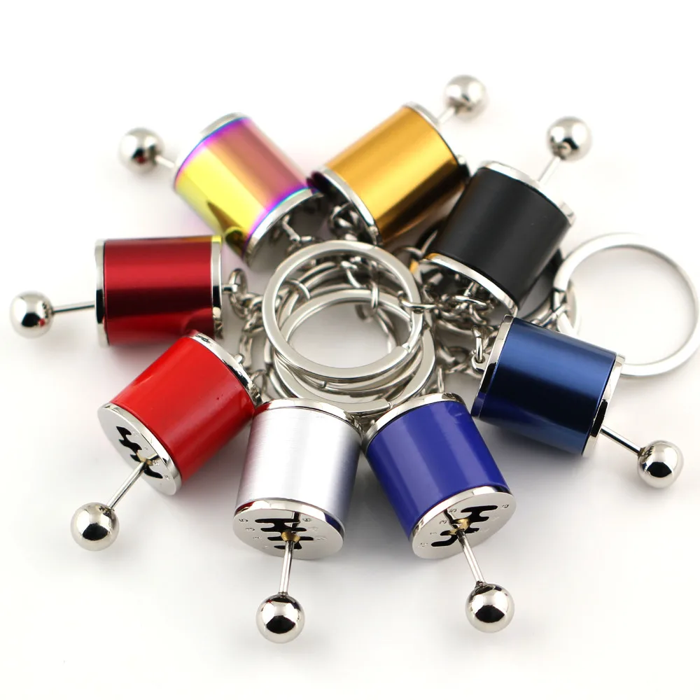 Creative Gear Keychain Auto Part Model Six-speed Manual Transmission Shift Lever Keyring Key Chain Ring Keyrings Keyfob
Creative Gear Keychain Auto Part Model Six-speed Manual Transmission Shift Lever Keyring Key Chain Ring Keyrings Keyfob