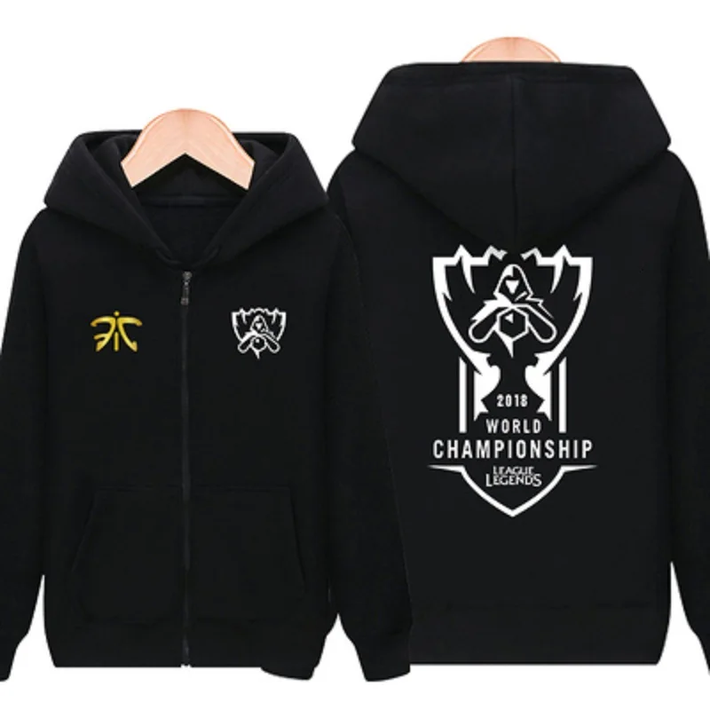 

League of Legends lol S8 Finals IG FNC RNG Invictus Gaming C9 MAD TL Team LOL IG Team zippper Hoodies Sweatshirt men Jacket