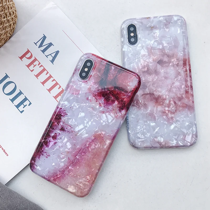 Crystal Jade Agate Case For iPhone XR XS Max X Soft Silicone Grante Marble Case for iPhone 7 8 6 6S Plus 7Plus Glossy Back Cover
Crystal Jade Agate Case For iPhone XR XS Max X Soft Silicone Grante Marble Case for iPhone 7 8 6 6S Plus 7Plus Glossy Back Cover