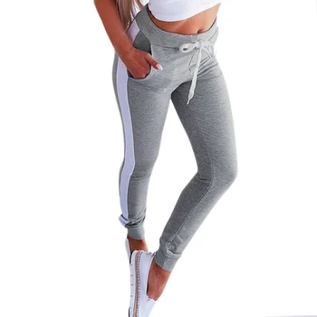 Summer Women Sexy Elasticed Waist Sportswear Slim Fit Pants Female European Style Color Patchwork Fashion Trousers SJ3287E
Summer Women Sexy Elasticed Waist Sportswear Slim Fit Pants Female European Style Color Patchwork Fashion Trousers SJ3287E