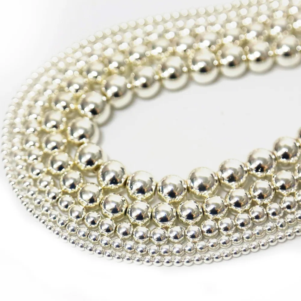 Hematite Beads 3/4/6/8/10mm AAA Natural Stone Round Ball Beads Sliver For Jewelry Making DIY Necklace Bracelet Earrings Findings
Hematite Beads 3/4/6/8/10mm AAA Natural Stone Round Ball Beads Sliver For Jewelry Making DIY Necklace Bracelet Earrings Findings