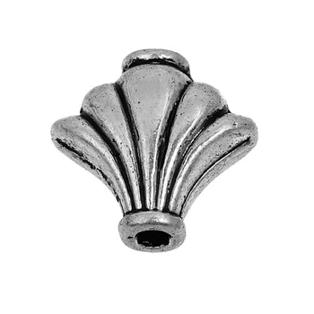 DoreenBeads Zinc Based Alloy silver color Spacer Beads Fan-shaped DIY 9mm( 3/8") x 10mm( 3/8"), Hole: Approx 1.5mm, 50 PCs
DoreenBeads Zinc Based Alloy silver color Spacer Beads Fan-shaped DIY 9mm( 3/8") x 10mm( 3/8"), Hole: Approx 1.5mm, 50 PCs