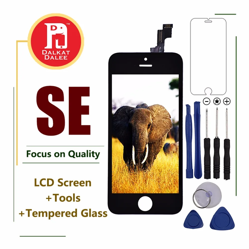 For iPhone SE 5SE LCD Touch Screen Digitizer Assembly Mobile Phone Replacement Display No Dead Pixel With Tools Kit + Protector
For iPhone SE 5SE LCD Touch Screen Digitizer Assembly Mobile Phone Replacement Display No Dead Pixel With Tools Kit + Protector