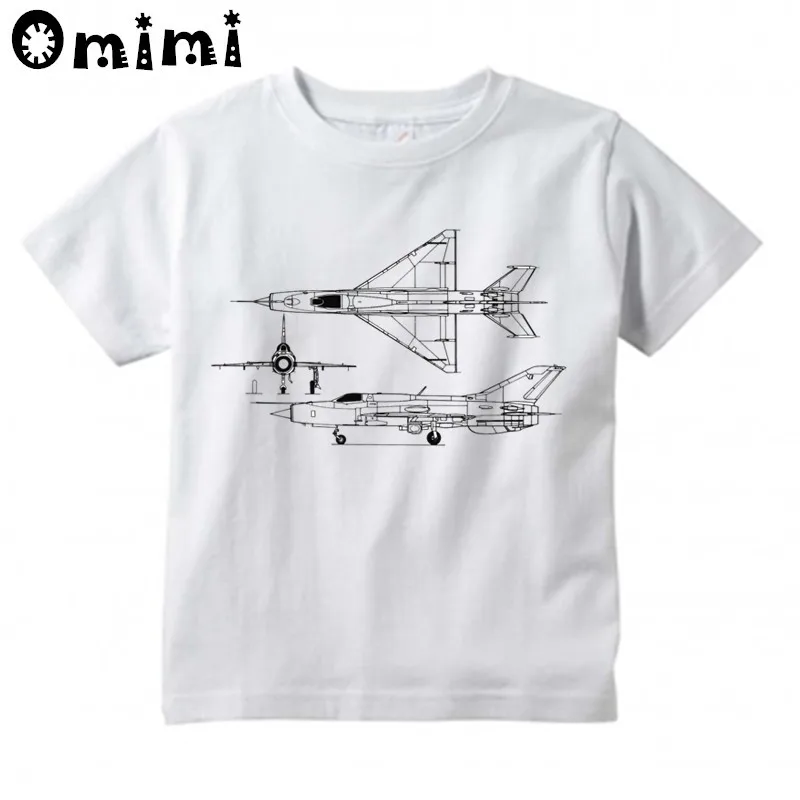 Children MIG 21 Jet Air Plane Fashion Design Tops Boys/Girls Casual T Shirt Kids Cool White T-Shirt
Children MIG 21 Jet Air Plane Fashion Design Tops Boys/Girls Casual T Shirt Kids Cool White T-Shirt