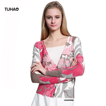TUHAO Fashion Print Slim Sweater Women Knitted Shirts Thin Long-sleeved V-neck Casual Cardigan Small Jacket Sueter Mujer TSH507
TUHAO Fashion Print Slim Sweater Women Knitted Shirts Thin Long-sleeved V-neck Casual Cardigan Small Jacket Sueter Mujer TSH507