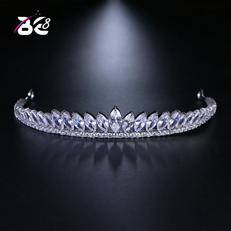 Be 8 Fashion Jewelry White Crystal Bridal Crowns and Tiaras AAA Cubic Zirconia Stone Diadem Bridal Hair Accessories H126
Be 8 Fashion Jewelry White Crystal Bridal Crowns and Tiaras AAA Cubic Zirconia Stone Diadem Bridal Hair Accessories H126