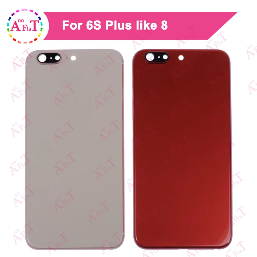 New Replacement Battery Door Chassis Middle Frame for iphone 6s Plus like 8 Back Cover Housing Rear with Card Tray+Buttons | Мобильные