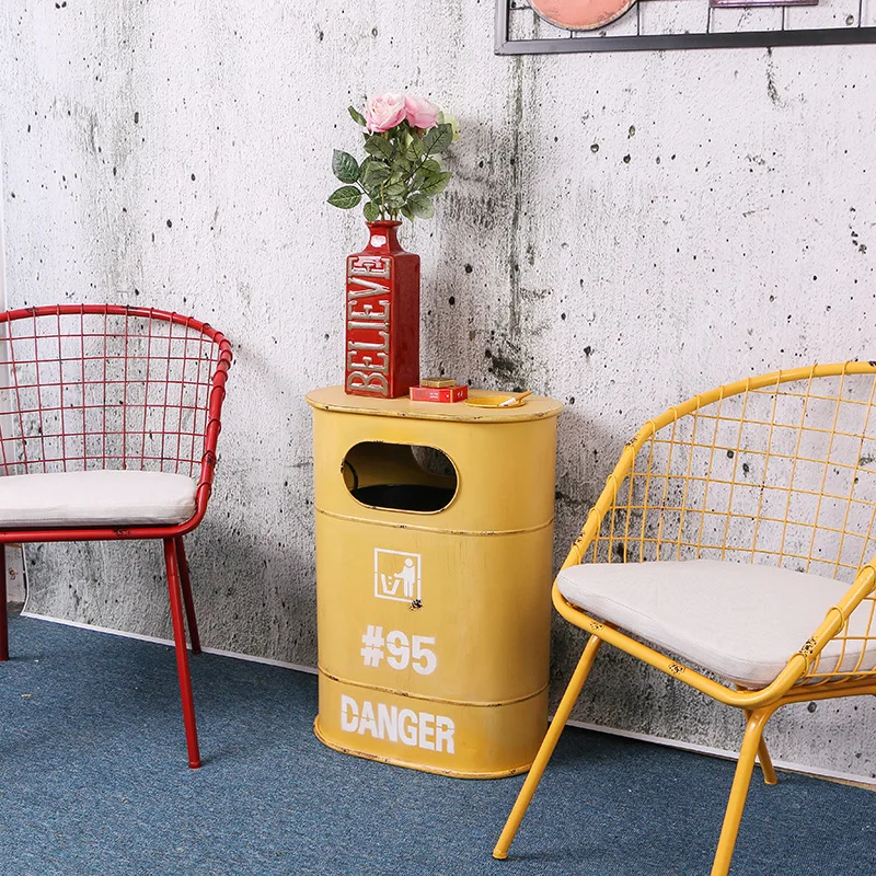 Retro Oil Drums Trash Decorated Home Bar Decorative Ornaments Iron Crafts Storage Barrels Accessories Decor
Retro Oil Drums Trash Decorated Home Bar Decorative Ornaments Iron Crafts Storage Barrels Accessories Decor