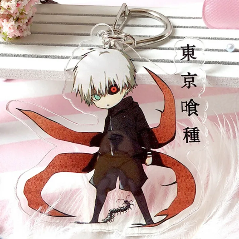 2018 Tokyo Ghoul RE Keychain QS Sasaki Haise Double Sided Acrylic Key Chain Pendant Anime Accessories Cartoon Key Ring
2018 Tokyo Ghoul RE Keychain QS Sasaki Haise Double Sided Acrylic Key Chain Pendant Anime Accessories Cartoon Key Ring