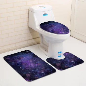 3PC Bath Mat Set Magic Star Bathroom Toilet Decoration Bath Floor Mat Water Absorbent and Antiskid Bath Rug Non-slip Bath Carpet 
3PC Bath Mat Set Magic Star Bathroom Toilet Decoration Bath Floor Mat Water Absorbent and Antiskid Bath Rug Non-slip Bath Carpet