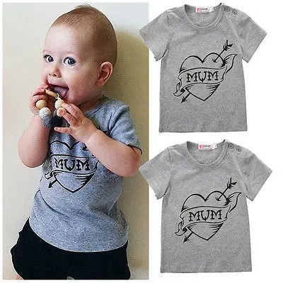 Baby Toddler Kids Girl Boy Clothes Mum Print Tops Short Sleeve T-shirt Summer Costume Baby Clothing
Baby Toddler Kids Girl Boy Clothes Mum Print Tops Short Sleeve T-shirt Summer Costume Baby Clothing