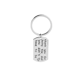 Father's Day Gift Thank You For Being The Dad You Didn't Have To Be Keychain Metal Keyrings 24pcs/lot
Father's Day Gift Thank You For Being The Dad You Didn't Have To Be Keychain Metal Keyrings 24pcs/lot