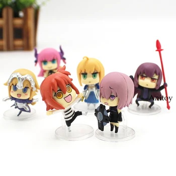 Fate/Grand Order Saber Mini Scathach Matthew Jeanne Action Figures Toys 6pcs/set 4cm KT4509
Fate/Grand Order Saber Mini Scathach Matthew Jeanne Action Figures Toys 6pcs/set 4cm KT4509