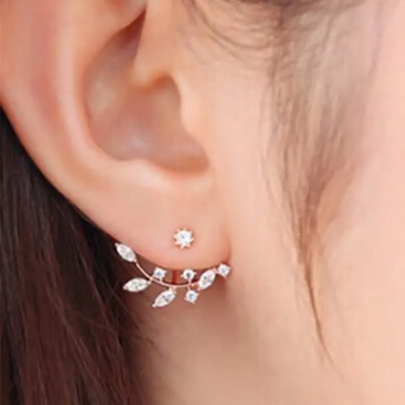 Korean version of the branches after the leaves hanging earrings new female fashion earrings wholesale
Korean version of the branches after the leaves hanging earrings new female fashion earrings wholesale