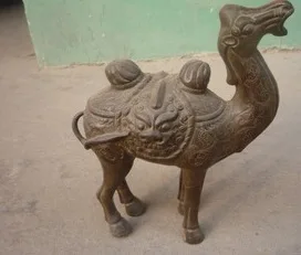 Wonderful Old Qing Dynasty bronze carving-- camels statue /sculpture, best collection
Wonderful Old Qing Dynasty bronze carving-- camels statue /sculpture, best collection