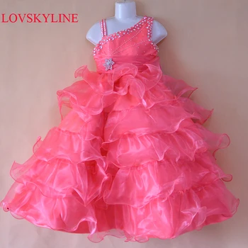 New style wholesale beautiful A-line beaded custom size/color flower girl dress girls' party dress girls' gown Sky991
New style wholesale beautiful A-line beaded custom size/color flower girl dress girls' party dress girls' gown Sky991