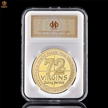 USA Army Marine Corps Military Challenge Souvenir US 72 Virgins Dating Service Gold Token Collectibles Coin W/PCCB Box
USA Army Marine Corps Military Challenge Souvenir US 72 Virgins Dating Service Gold Token Collectibles Coin W/PCCB Box