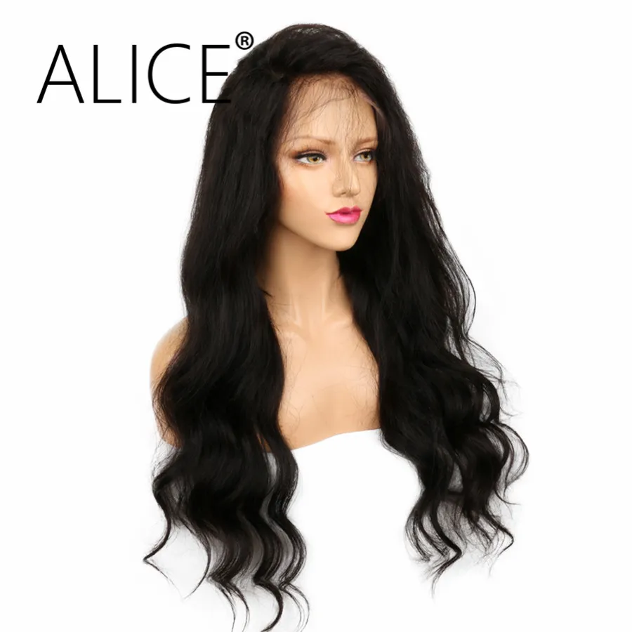 ALICE 250 Density Full Lace Wigs Body Wave Natural Color Thickest Hair (102)