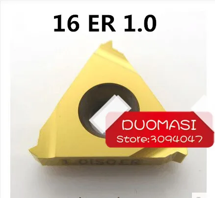 16ER 1.0 ISO Carbide Threading Inserts External Threading Insert Indexable Lathe Inserts for Threaded Lathe Holder
16ER 1.0 ISO Carbide Threading Inserts External Threading Insert Indexable Lathe Inserts for Threaded Lathe Holder