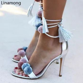 Summer Sandals Thin Heels Pointed Buckle And Bling Bling Light Color Sandals Peep Toe Super High Heels Women Sandals
Summer Sandals Thin Heels Pointed Buckle And Bling Bling Light Color Sandals Peep Toe Super High Heels Women Sandals