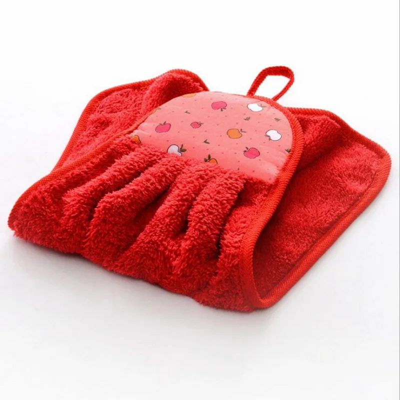 DIDIHOU толстое полотенце для рук из микрофибры подвесное ванной мягкое Впитывающее