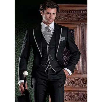 2020 Custom Made Italian Stylish Men Suit (Jacket+Pants+Vest) Prom Wedding Suits For Men Tuxedo Groomsmen Costume Marriage Homme
2020 Custom Made Italian Stylish Men Suit (Jacket+Pants+Vest) Prom Wedding Suits For Men Tuxedo Groomsmen Costume Marriage Homme