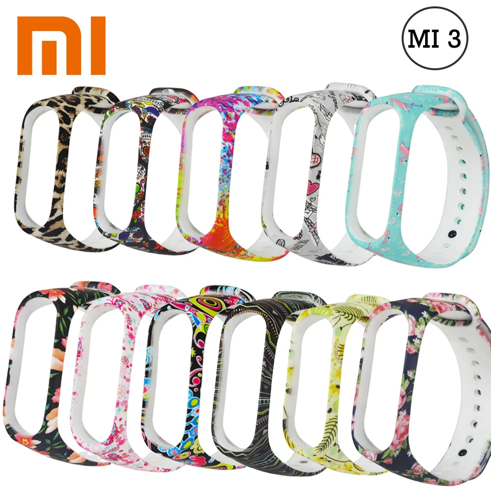 New Original Painted pattern Replacement Leopard Strap Silicon Waterproof clock watches Watch Band for Xiaomi Mi Band 3 Bracelet
New Original Painted pattern Replacement Leopard Strap Silicon Waterproof clock watches Watch Band for Xiaomi Mi Band 3 Bracelet
