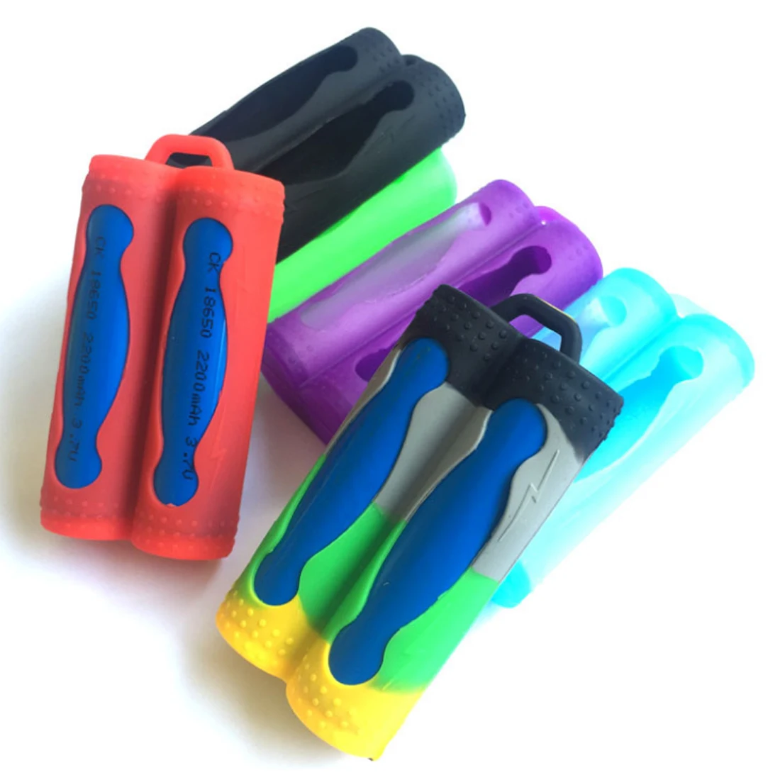 New Double Battery Silicone Sleeve For 18650 Battery Protective Bag Battery Storage Boxes Anti-short Circuit Battery Cover Case
New Double Battery Silicone Sleeve For 18650 Battery Protective Bag Battery Storage Boxes Anti-short Circuit Battery Cover Case