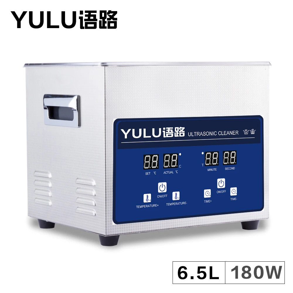 Digital 6.5L 220V Ultrasonic Cleaner Bath Heated & Timer Stainless Steel Mechanical Cleaning Tank Machine with Basket For Watch
Digital 6.5L 220V Ultrasonic Cleaner Bath Heated & Timer Stainless Steel Mechanical Cleaning Tank Machine with Basket For Watch