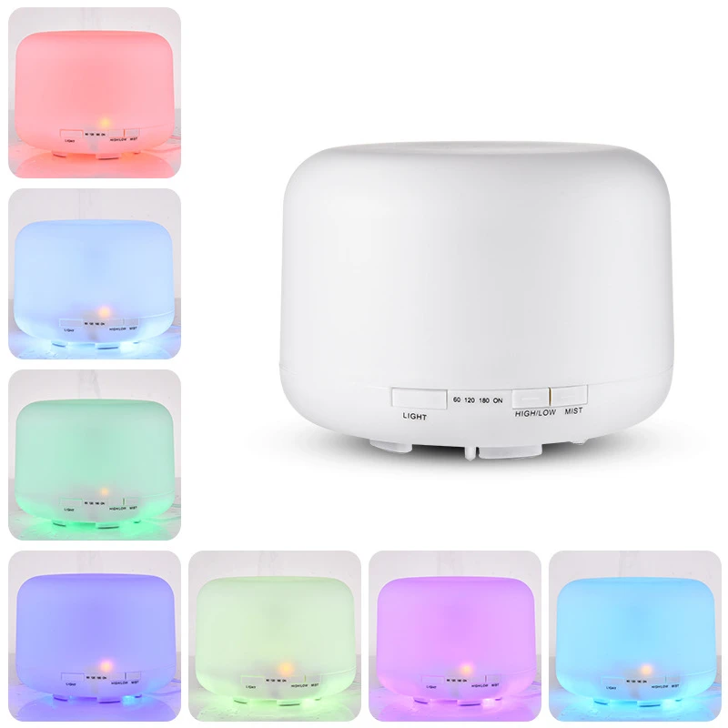 Aromatherapy Essential Oil 500ml Diffuser Waterless Auto Shut-off with 4 Timers 7 LED Color Changing LightsCool Mist Humidifier
Aromatherapy Essential Oil 500ml Diffuser Waterless Auto Shut-off with 4 Timers 7 LED Color Changing LightsCool Mist Humidifier