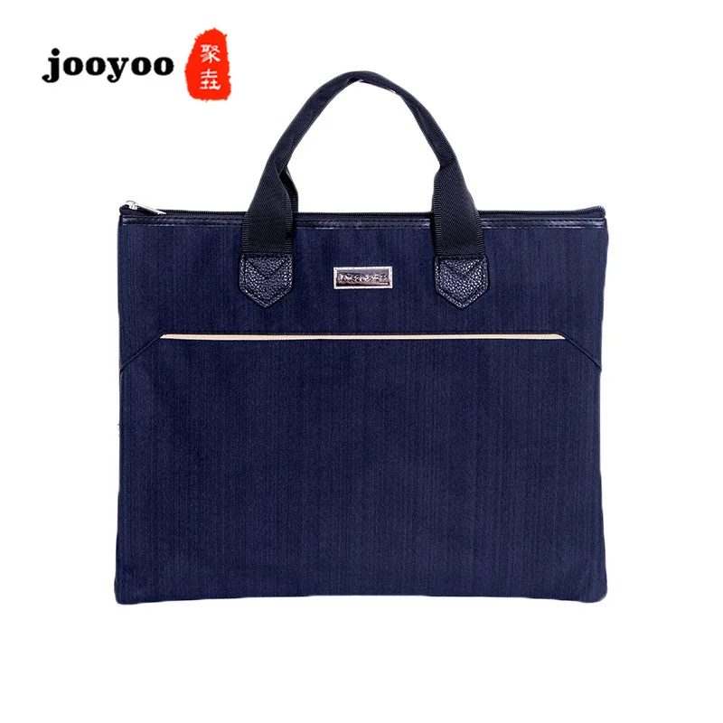 New Men's Briefcase Hand-held Briefcase Men's and Women's Briefcase Office Meeting Kit Custom Logo jooyoo
New Men's Briefcase Hand-held Briefcase Men's and Women's Briefcase Office Meeting Kit Custom Logo jooyoo