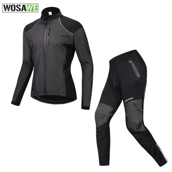 WOSAWE Winter Cycling Bike Jacket Breathable Sports Jerseys Fleece Windproof Warm Clothing Pants Sets Roupas de ciclismo
WOSAWE Winter Cycling Bike Jacket Breathable Sports Jerseys Fleece Windproof Warm Clothing Pants Sets Roupas de ciclismo