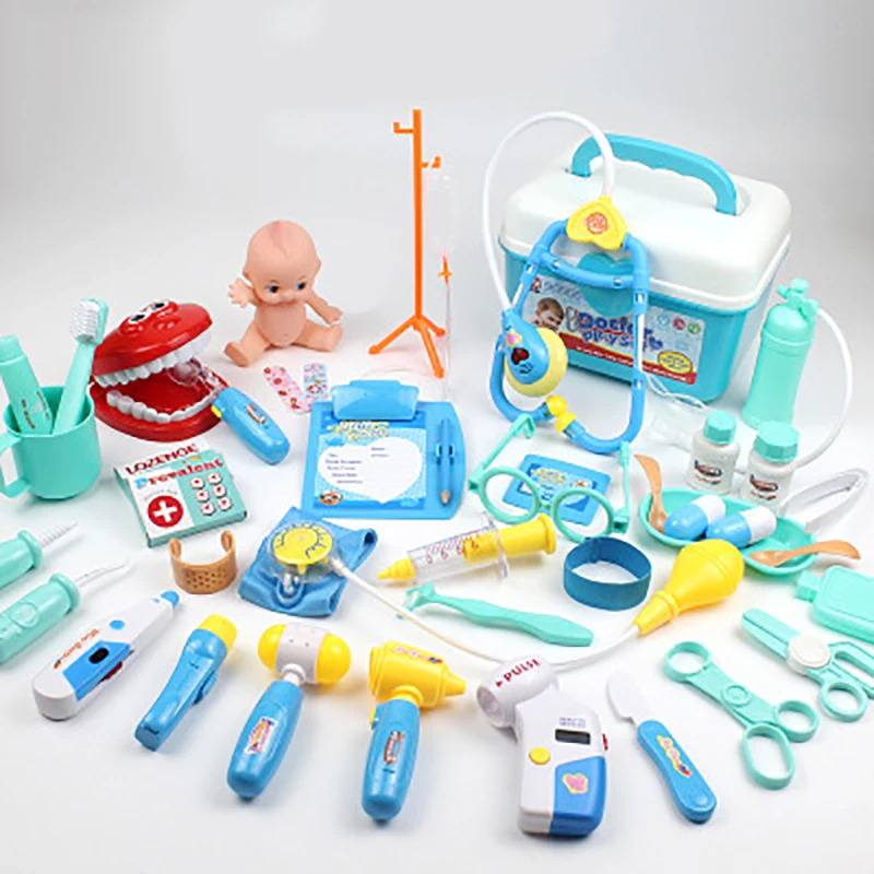 Children's Simulation Suitcase Stethoscope Medical Device Pretend Play Doctor Toy Portable Medicine Cabinet Educational Game Kid
Children's Simulation Suitcase Stethoscope Medical Device Pretend Play Doctor Toy Portable Medicine Cabinet Educational Game Kid