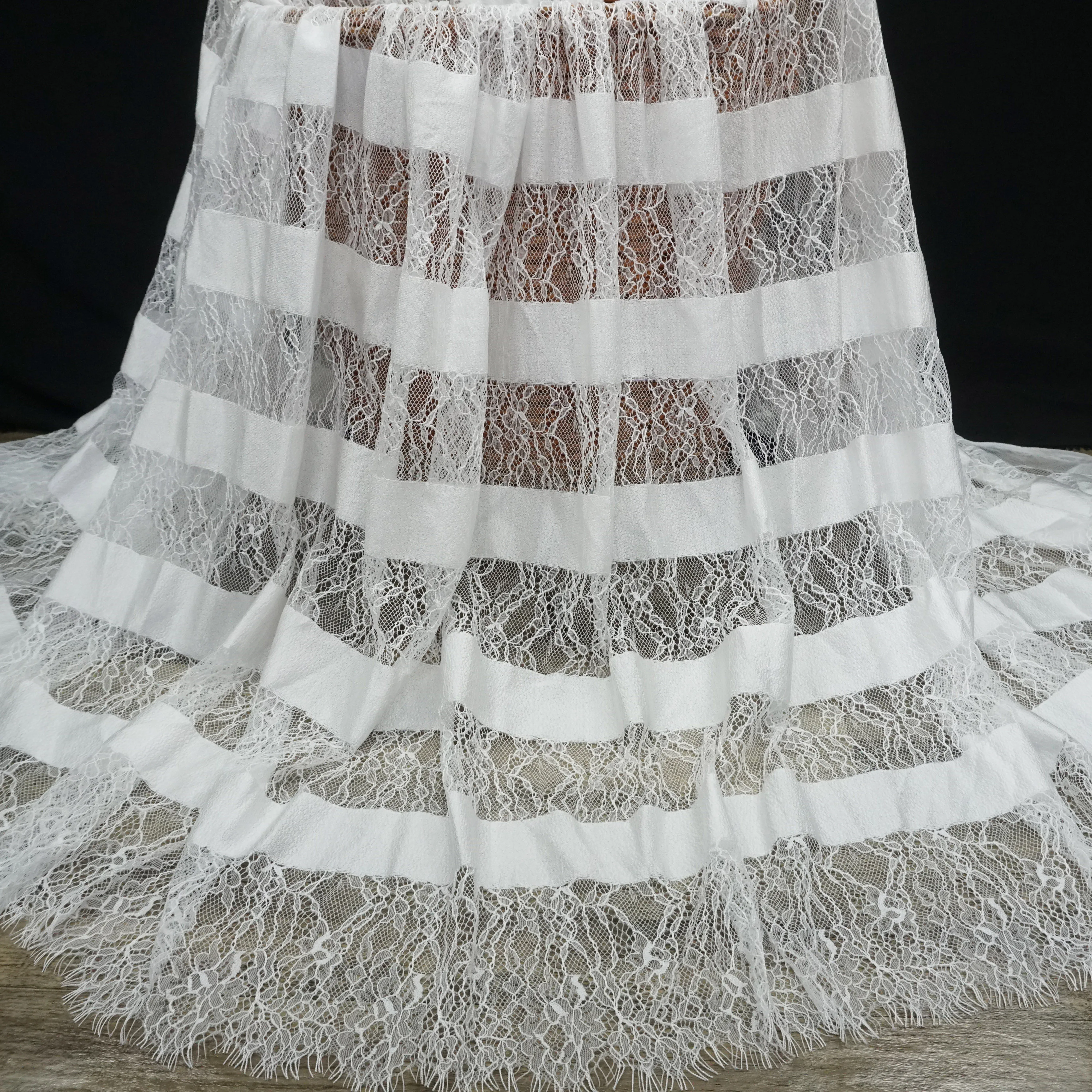 Strip design eyelash french lace special 2019 new design!Off white women formal dress home diy decoration lace 1 piece=3 meters!
Strip design eyelash french lace special 2019 new design!Off white women formal dress home diy decoration lace 1 piece=3 meters!