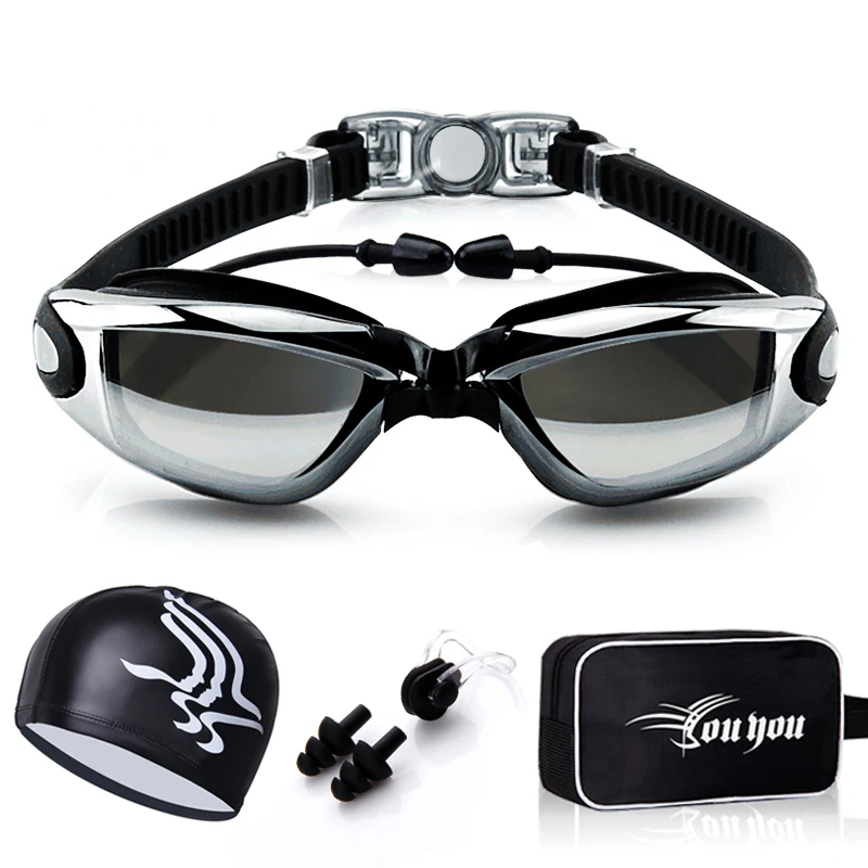 Professional Silicone Myopia Swimming Goggles Anti-fog Swimming Glasses With Earplug for Men Women diopter Sports Eyewear
Professional Silicone Myopia Swimming Goggles Anti-fog Swimming Glasses With Earplug for Men Women diopter Sports Eyewear
