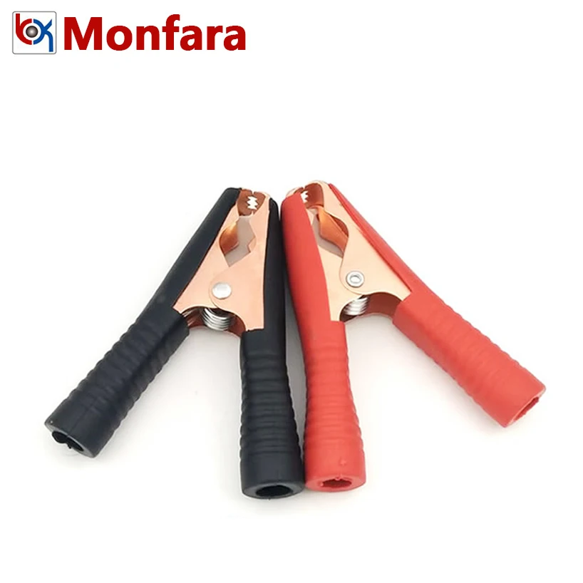 100A Copper Car Battery Electric Clip Alligator Clips Auto Crocodile Clamp Black Negative Red Positive Alloy Pliers 12V 24V 50A
100A Copper Car Battery Electric Clip Alligator Clips Auto Crocodile Clamp Black Negative Red Positive Alloy Pliers 12V 24V 50A
