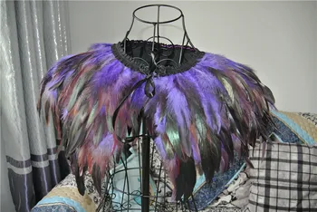 Puple feather Collar Shrug Cape feather shawl feather shoulder Jacket of purple color party supply
Puple feather Collar Shrug Cape feather shawl feather shoulder Jacket of purple color party supply