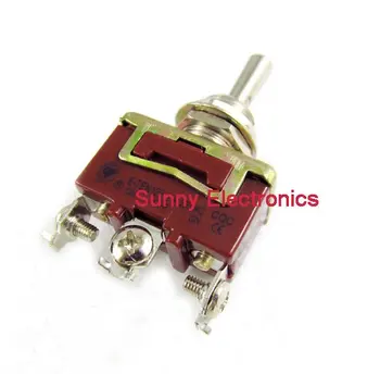 2pcs Silver Contacts high quality 3 screw Momentary Toggle Switch 3 Pin SPDT (ON)-OFF-(ON) spring return 
2pcs Silver Contacts high quality 3 screw Momentary Toggle Switch 3 Pin SPDT (ON)-OFF-(ON) spring return