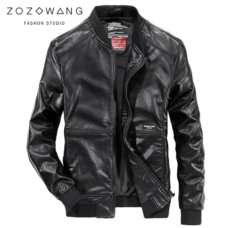 ZOZOWANG 2019 Mens Leather Jackets Autumn Winter PU Coat Men Plus Outerwear Biker Motorcycle Male Classic Black Jacket M-4XL
ZOZOWANG 2019 Mens Leather Jackets Autumn Winter PU Coat Men Plus Outerwear Biker Motorcycle Male Classic Black Jacket M-4XL