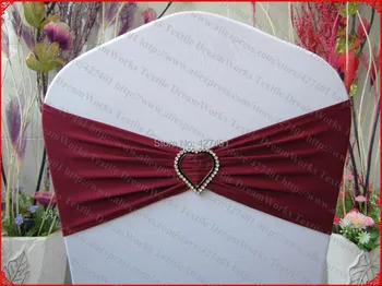 Burgundy Purple Single Layer Spandex/Lycra Band/Chair Covers With Heart Shape Diamond Buckle For Wedding Banquet Decorations
Burgundy Purple Single Layer Spandex/Lycra Band/Chair Covers With Heart Shape Diamond Buckle For Wedding Banquet Decorations